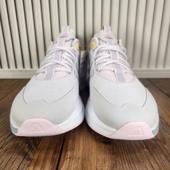 Adidas Bounce Alphaedge+ IF7286 Womens Size 9.5 Gray Pink Running Sneakers Shoes - Picture 3 of 11